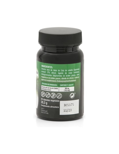 Capsudiet Cola de caballo 40 cápsulas vegetales Plameca