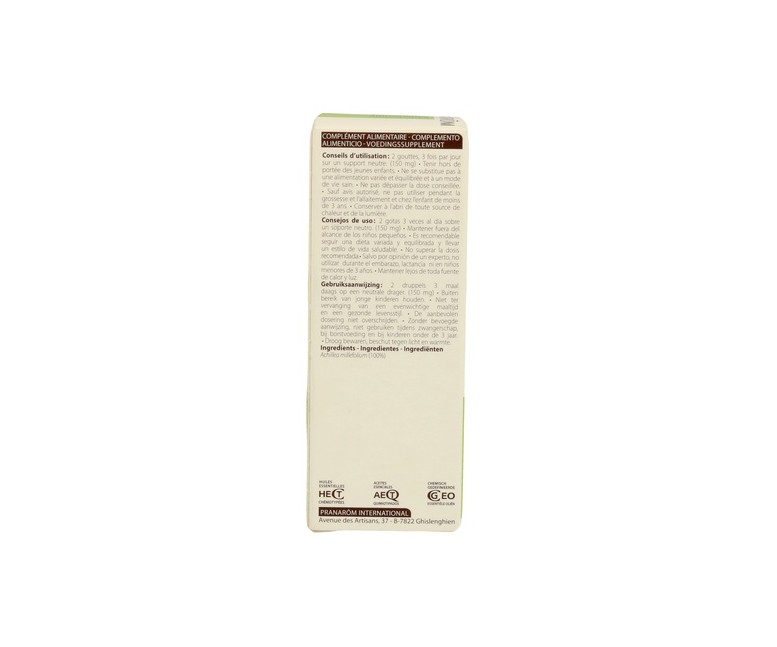Milenrama Aceite Esencial 5 ml de aceite esencial Pranarom
