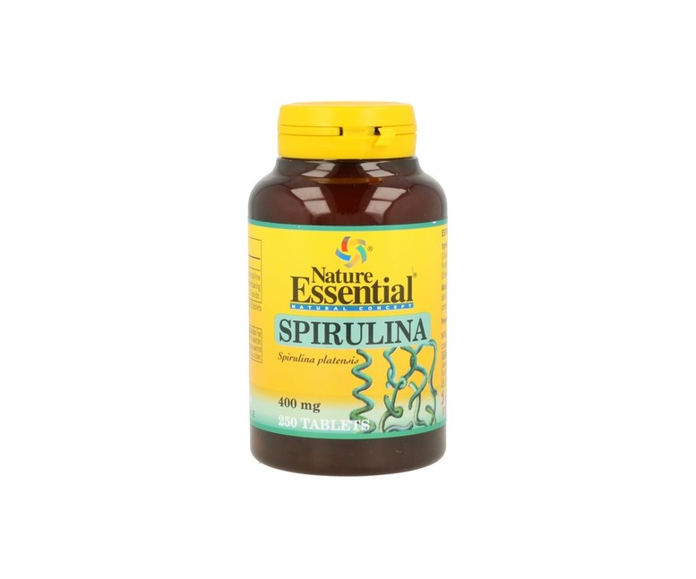 Espirulina 250 comprimidos de 400mg Nature Essential