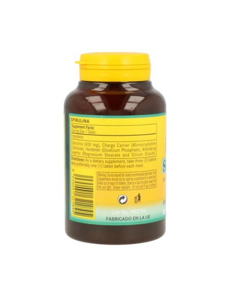Espirulina 250 comprimidos de 400mg Nature Essential