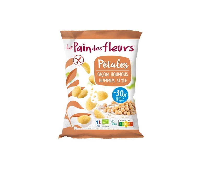 Pétalos estilo hummus 75 g Le pain des fleurs