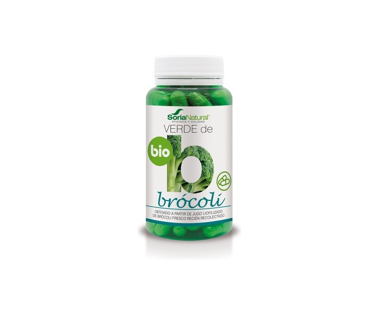 Verde de Brocoli Bio 80 cápsulas Soria Natural