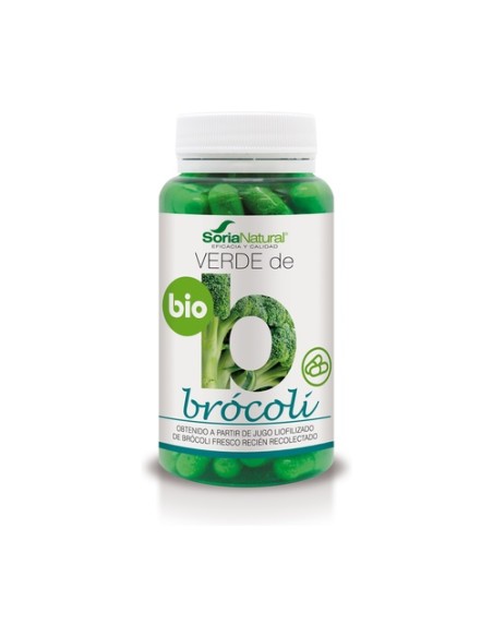 Verde de Brocoli Bio 80 cápsulas Soria Natural