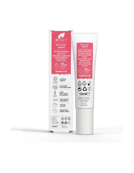 Sérum de ojos iluminador Vitamina C 15 ml de sérum (Guayaba) Dr. Organic