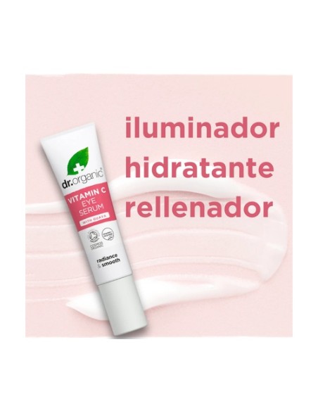 Sérum de ojos iluminador Vitamina C 15 ml de sérum (Guayaba) Dr. Organic