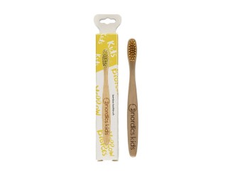 Cepillo Dental Bambú Niños Amarillo