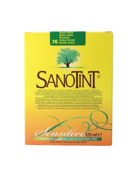 Tinte Sensitive 76 Rubio Ambar 125 ml (Rubio) Sanotint
