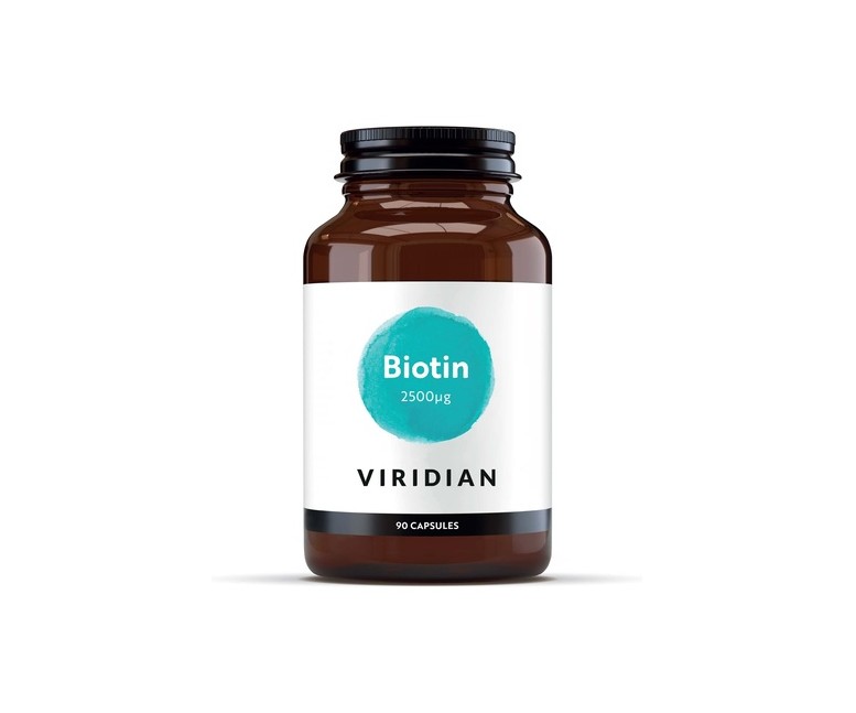 Biotina 2500ug 90 cápsulas vegetales Viridian