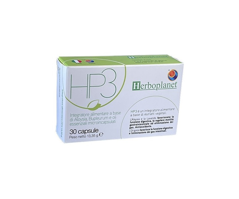 Hp3 función digestiva 30 cápsulas Herboplanet