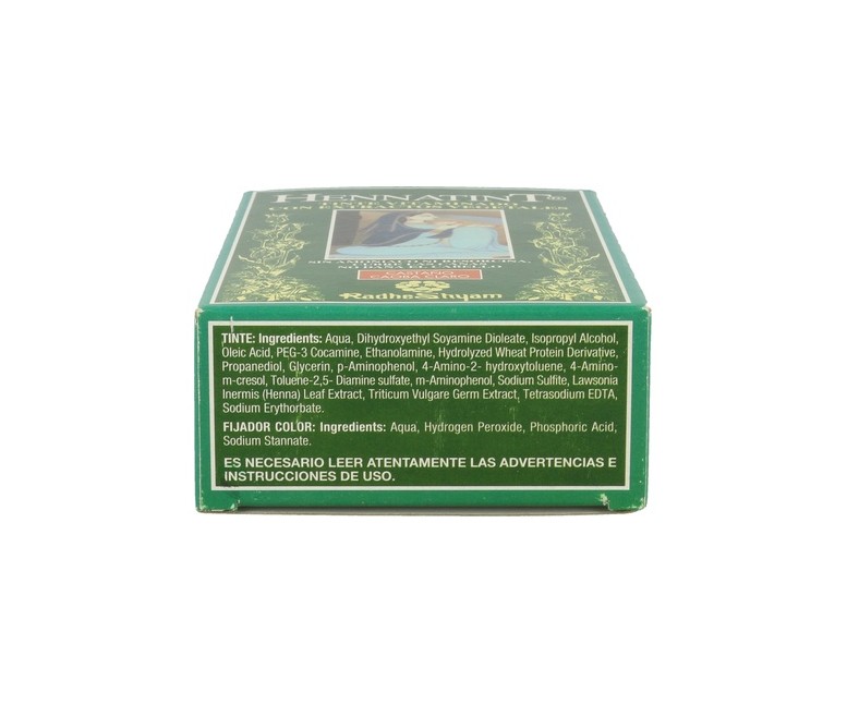 Hennatint Castaño Caoba Claro 1 unidad Radhe Shyam