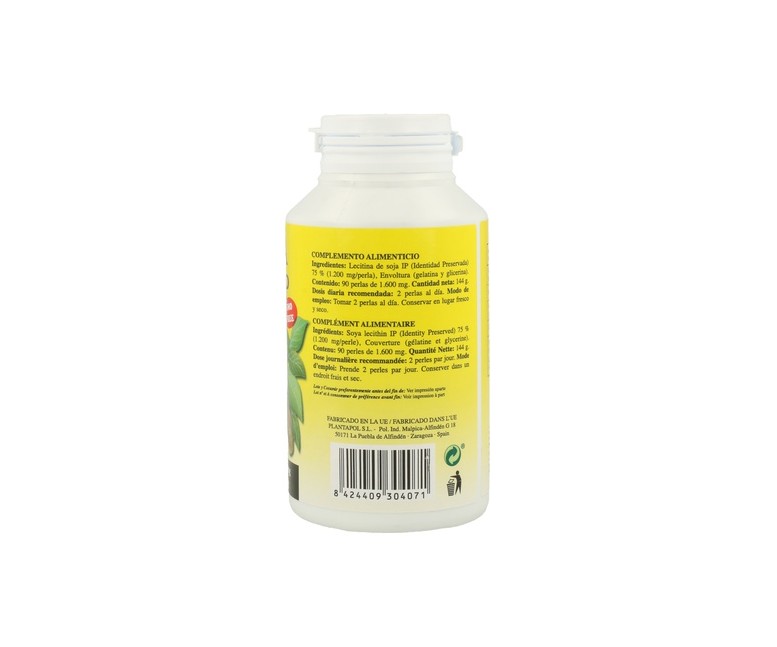 Lecitina de Soja IP 90 cápsulas Plantapol