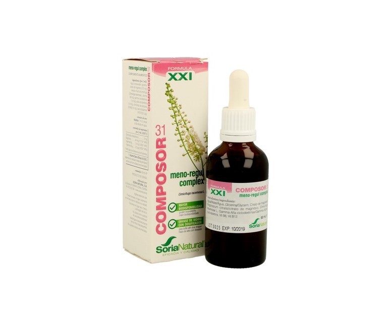 Composor 31 Meno-Regul Complex Fórmula XXI 50 ml Soria Natural
