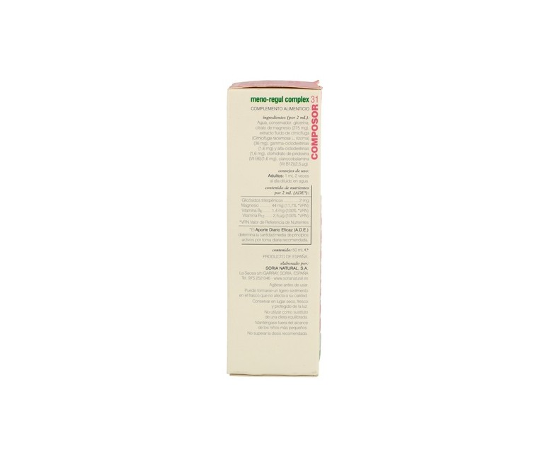 Composor 31 Meno-Regul Complex Fórmula XXI 50 ml Soria Natural