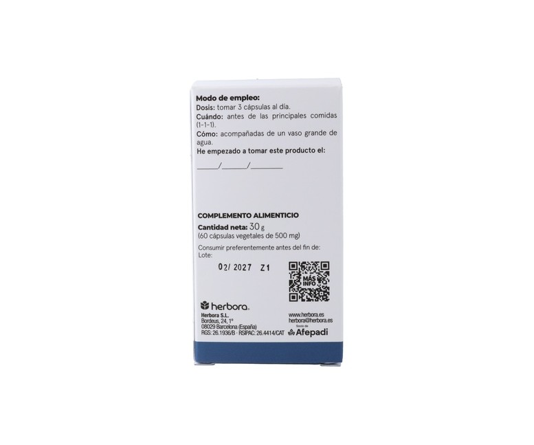 Depurcap (Cola de Caballo, Diente de León, Ortosifón y Maíz) 60 cápsulas Herbora