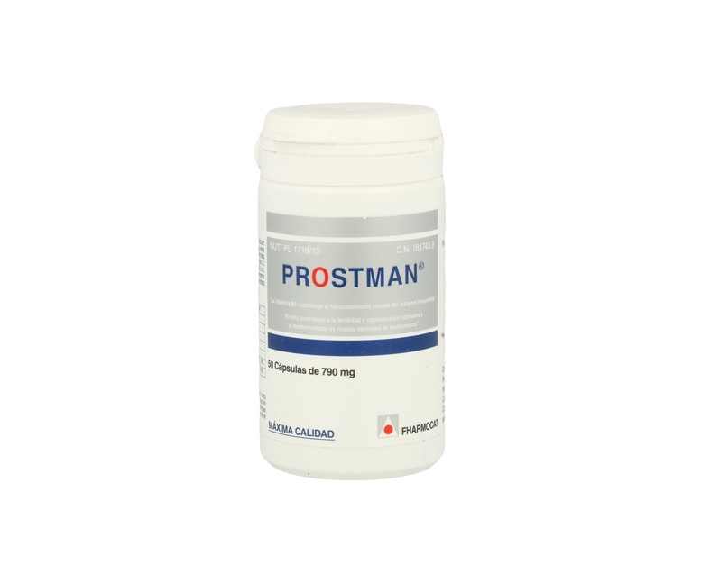 Prostman (Antiguo Prostalgine) 50 cápsulas de 790mg Fharmocat