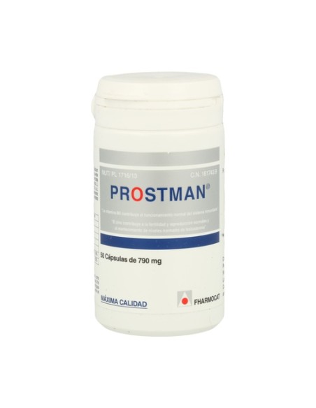 Prostman (Antiguo Prostalgine) 50 cápsulas de 790mg Fharmocat