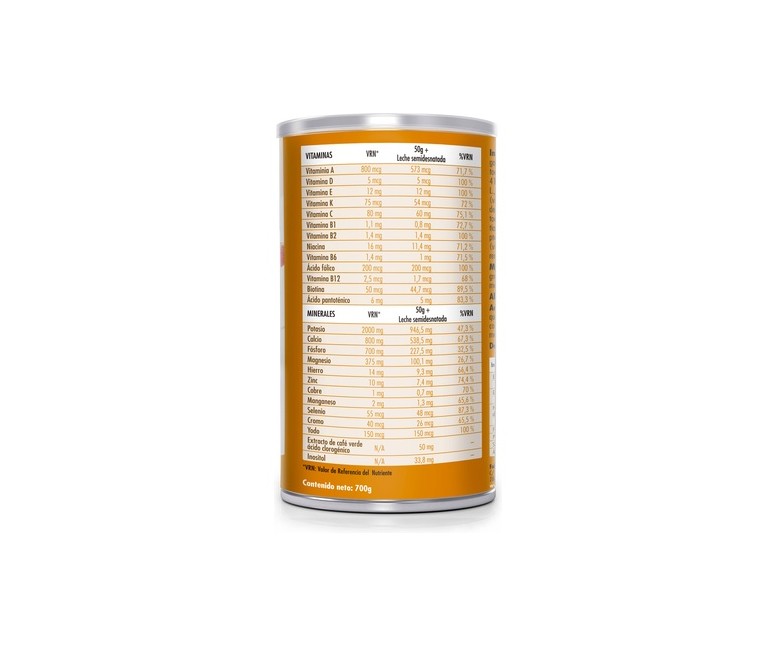 Batido saciante fresa 700 g de polvo GHF