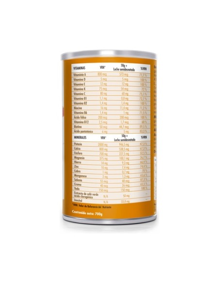 Batido saciante fresa 700 g de polvo GHF