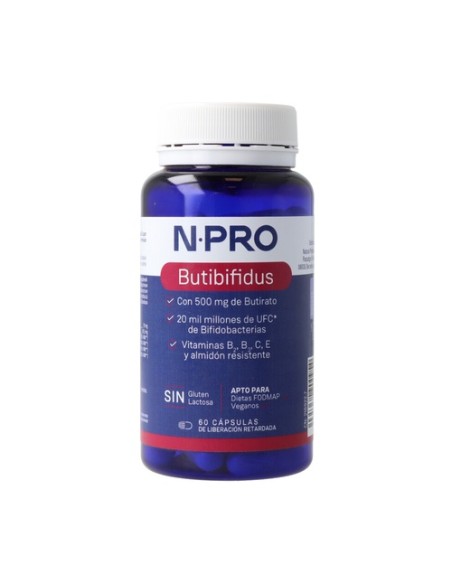 NPro Butibifidus (butirato para colon) 60 cápsulas Npro