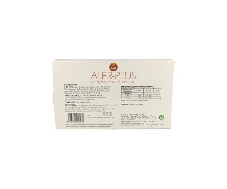 Aler-Plus 20 viales Nale