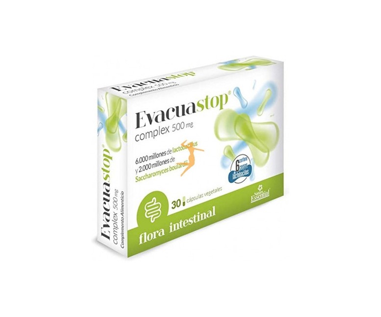 Evacuastop 500 mg 30 cápsulas Nature Essential