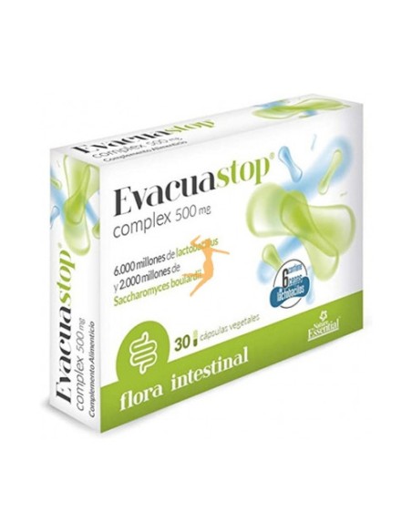 Evacuastop 500 mg 30 cápsulas Nature Essential