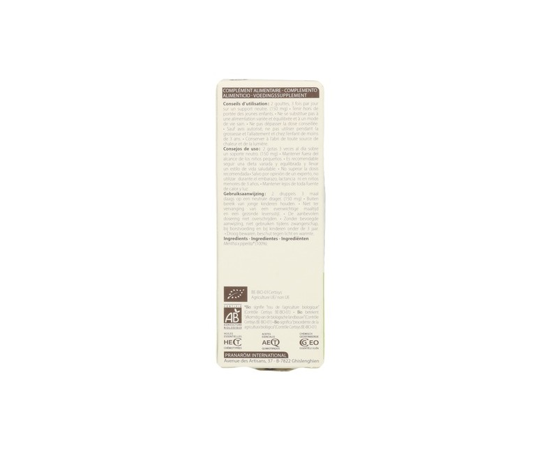 Aceite esencial de Menta Piperita 5 ml Pranarom