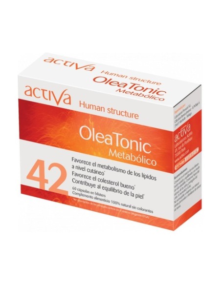 Oleatonic metabólico 60 cápsulas vegetales Activa