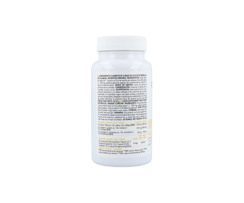 Aceite de Pepita de Calabaza 50 perlas Intersa