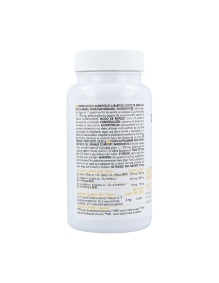 Aceite de Pepita de Calabaza 50 perlas Intersa