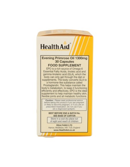 Aceite de Onagra 30 perlas de 1300mg Health aid