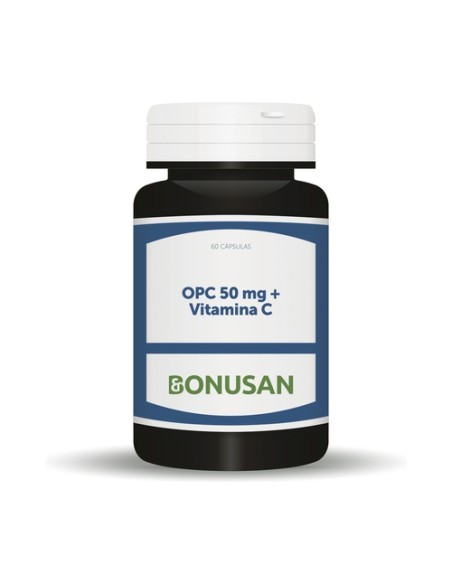 Opc 50 y Vitamina C 60 cápsulas de 50mg Bonusan