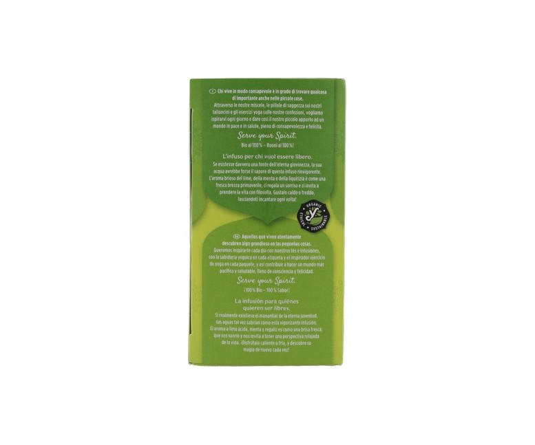Infusión ayurvédica Lima y Menta 17 bolsitas infusoras de 1.8g Yogi Tea