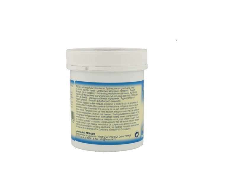 LithoPygeum Africanum 200 cápsulas de 250mg Fenioux