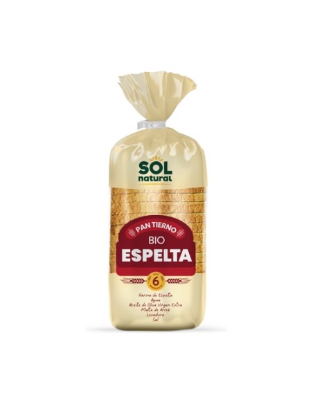 Pan de molde de espelta Bio 400 g Sol Natural