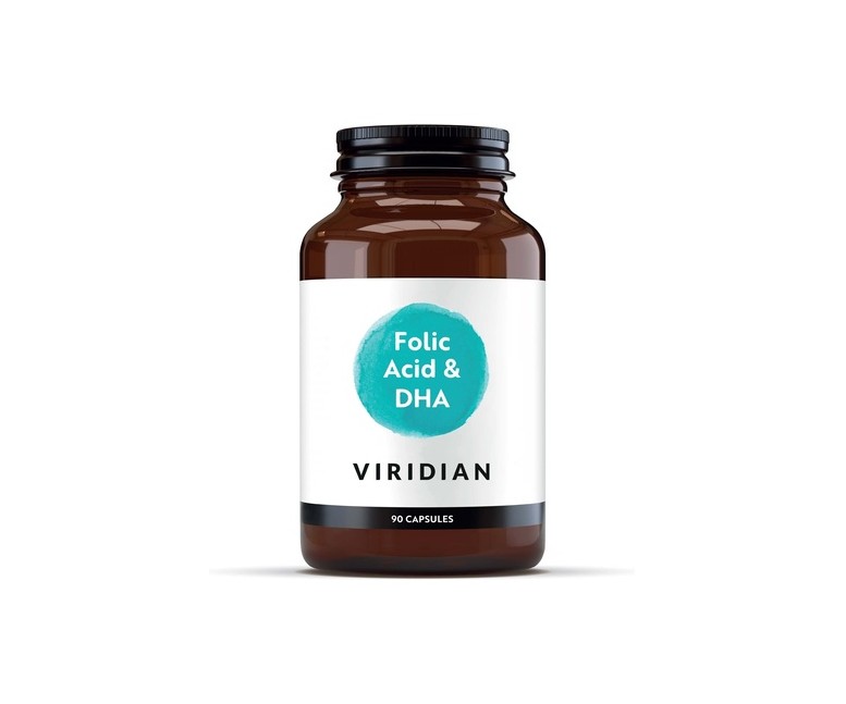 Ácido Fólico (400Ug) Con Dha 90 cápsulas vegetales Viridian