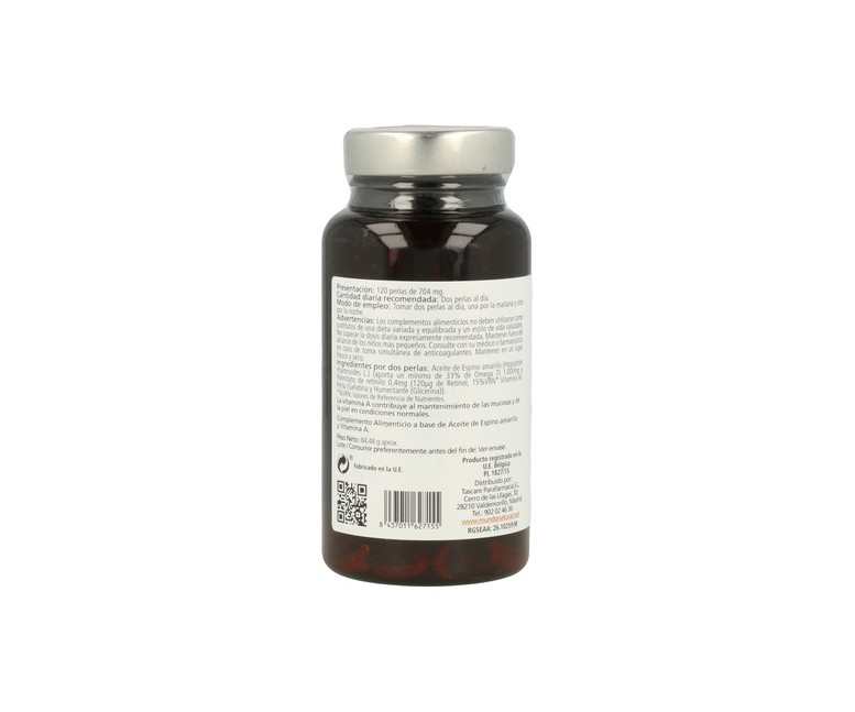 Oleomega 7 120 perlas Mundonatural