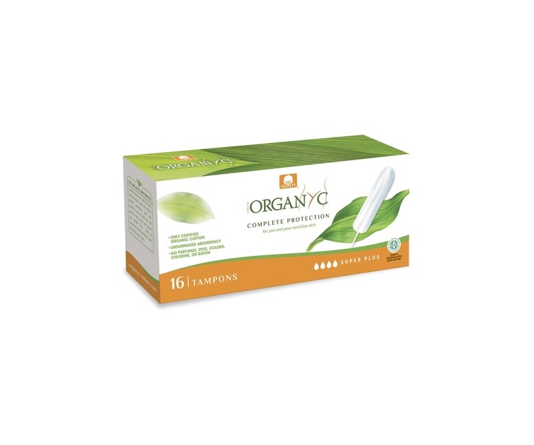 Tampones Super Plus 16 unidades Organyc