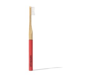 Cepillo de Dientes HeadLess Bambú con Cabezal Rojo