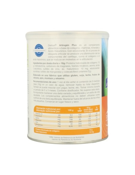 Artrogen Plus Con Ácido Hialurónico 350 g Dietisa