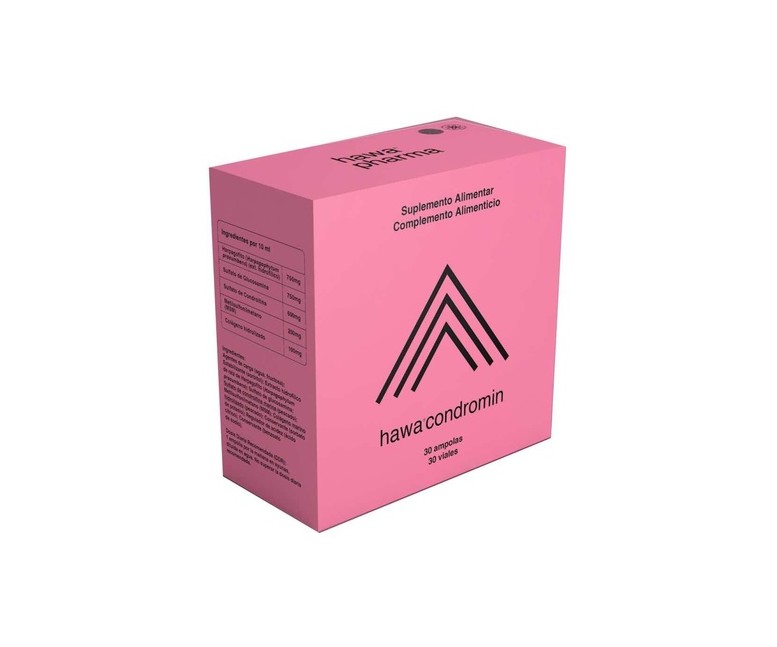 Condromin, soporte articular 30 ampollas de 10ml Hawa pharm
