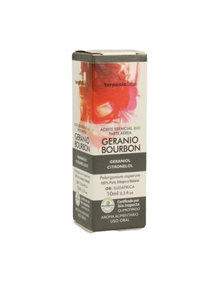 Aceite Esencial Geranio Bourbon Bio 10 ml de aceite esencial Terpenic