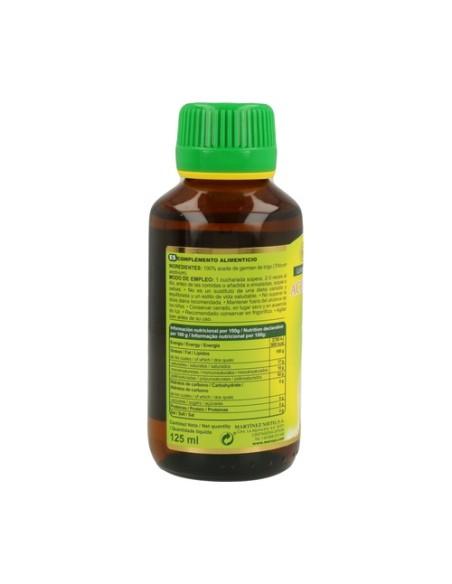 Aceite Alimentario de germen de Trigo 125 ml de aceite MARNYS®