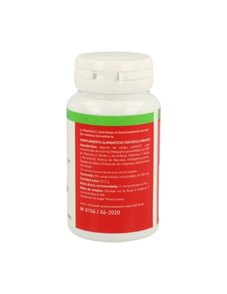 Acerola Masticable 90 comprimidos Plantapol