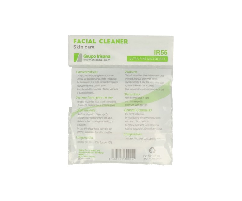 Limpiador facial Manopla 1 unidad Irisana