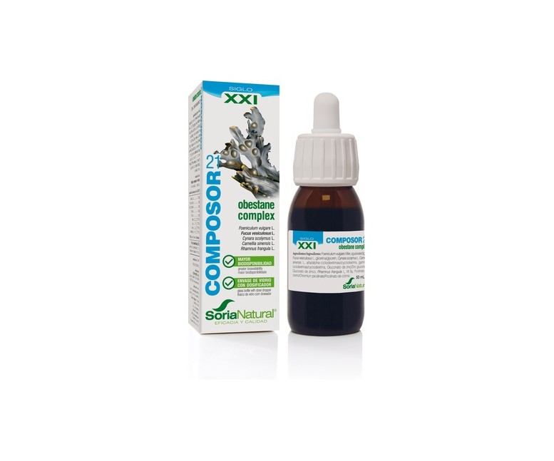 Composor 21 Obestane Complex Fórmula XXI 50 ml Soria Natural