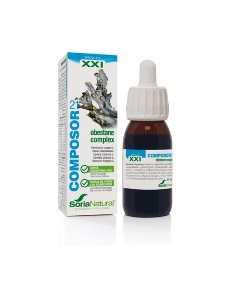 Composor 21 Obestane Complex Fórmula XXI 50 ml Soria Natural