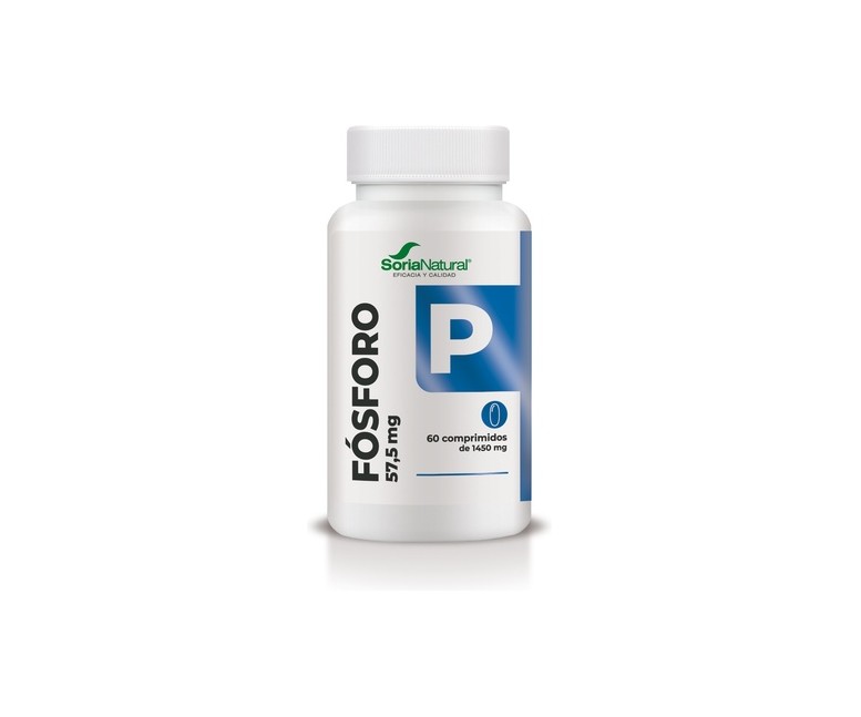 Fósforo liberación sostenida 60 comprimidos de 1450mg Soria Natural