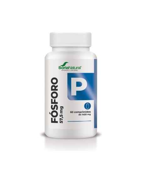 Fósforo liberación sostenida 60 comprimidos de 1450mg Soria Natural