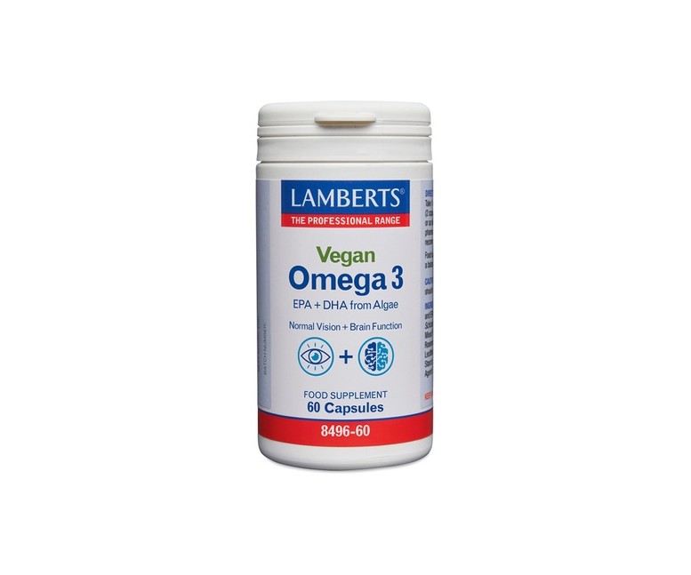 Omega 3 vegano 60 cápsulas Lamberts